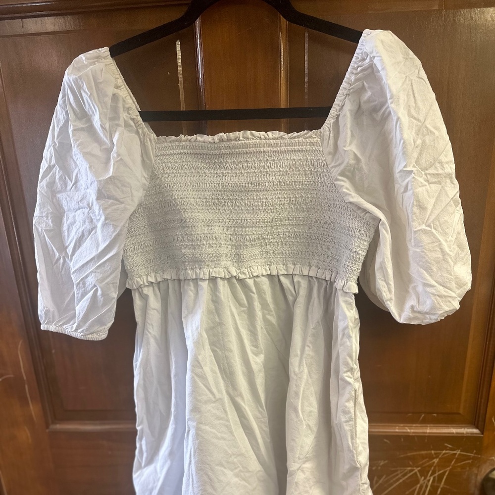 American Eagle white mini dress or top